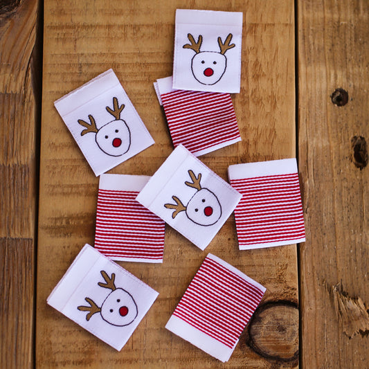 Reindeer Woven Labels