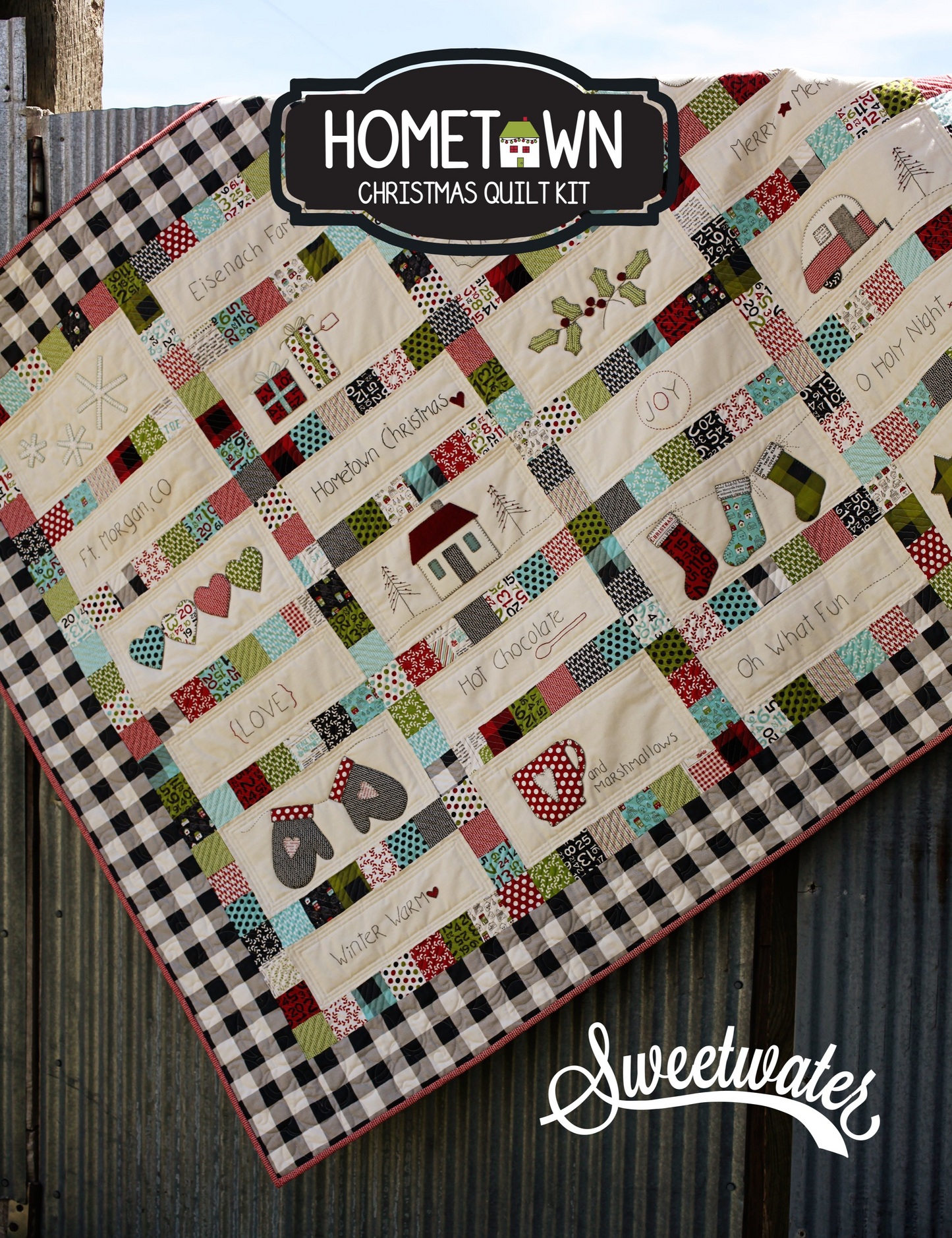 Hometown Christmas Pattern